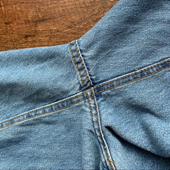 Vintage Northwest Blue High Rise Wide Leg Straight Leg Made In Mexico - Picture 6 of 10